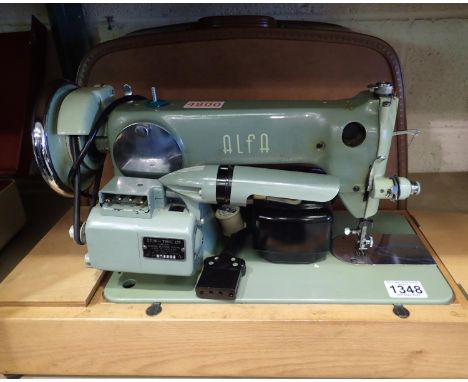 Alfa Sew-tric electric sewing machine with cover. Not available for in-house P&amp;P 