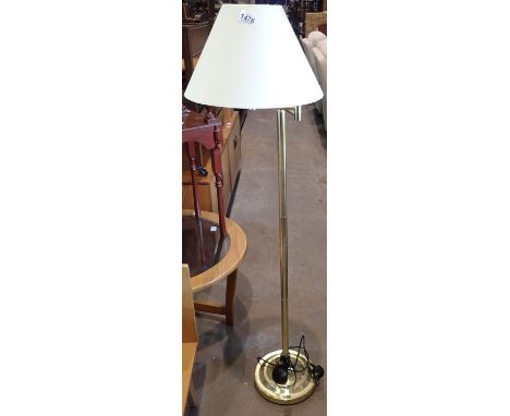 Floor standing lamp with white shade. Not available for in-house P&amp;P 