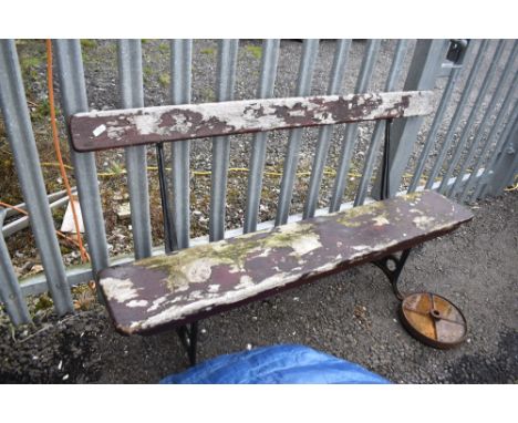 A railway style bench, approx 152cm