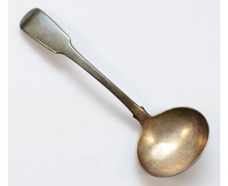 A George IV silver fiddle pattern gravy ladle, London 1827, 16.5cm, 67gm 