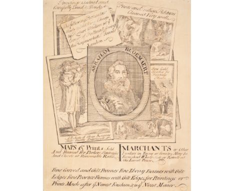 Trade card.- Map & print dealer.- Lockley (David) After.  The following particulars made & sold very cheap by Robert Hulton a