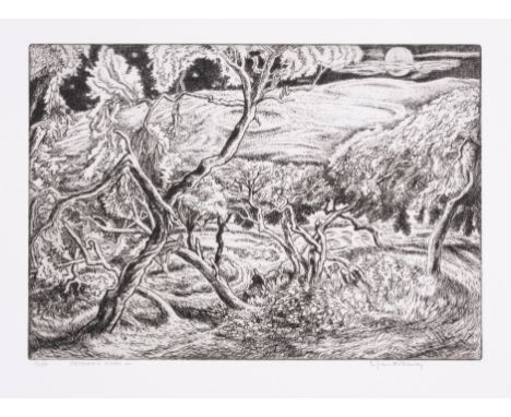 Holloway (Edgar) Etchings and Engravings, number 12 of 40 sets, 7 etchings, all numbered, titled and signed in pencil, loose 