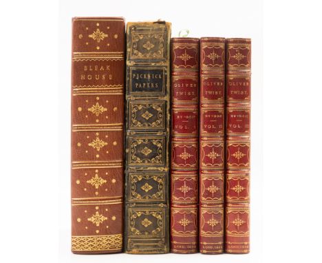 Dickens (Charles) Bleak House, first edition in book form, engraved frontispiece, title and 38 plates by Hablot K. Browne, so