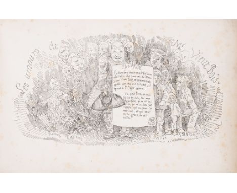 T&ouml;pffer (Rodolphe) Histoire de Mr. Vieux-Bois,&nbsp;contemporary calf, a little rubbed, upper cover detached,&nbsp;Paris