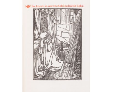 Moore (Thomas Sturge) Danaë, [one of 230 copies on paper], printed in red and black, wood-engraved decorative borders, initia