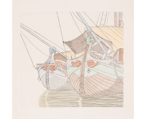 Wadsworth (Edward) &amp; Bernard Windeler.&nbsp;Sailing-Ships and Barges of the Western Mediterranean and Adriatic Seas, numb
