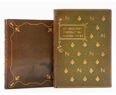 Daniel Press.- Pater&nbsp;(Walter) An Imaginary Portrait, number 11 of 250 copies, bound in green morocco, [by ?Morrell], cov
