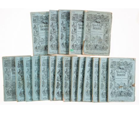 Dickens (Charles) Bleak House, first edition in the original 19/20 parts, 40 plates by H.K. Browne ("Phiz"), with the explana