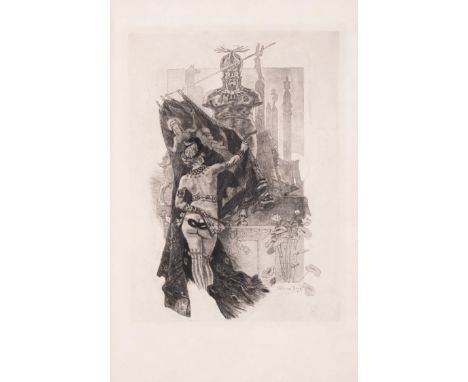 Rops (F&eacute;licien).- Guiches (Gustave) La Pudeur de Sodome, one of 325 copies on Holland paper, from an edition limited t