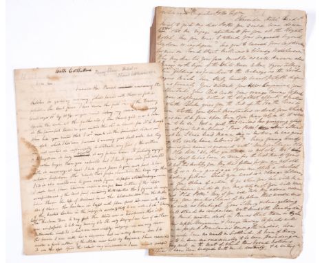 Miscellany.- Wells&nbsp;Cathedral.- Shaw (Henry, antiquary and illuminator, 1800-73) Autograph Letter signed to John Britton,