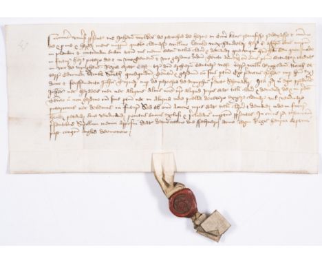 Kent, Wingham.- Agreement John Wylkes of Herne releases William Lambe, Wax Chandler, his heirs and assigns, all right to a te
