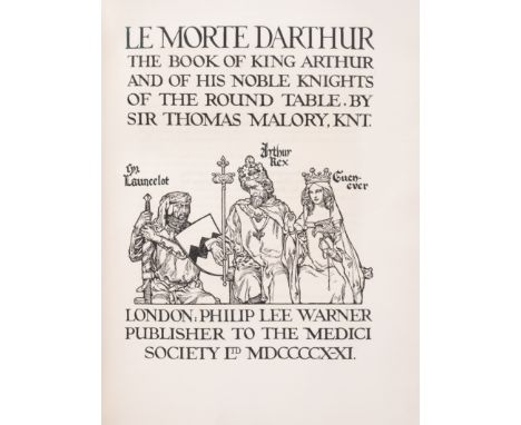 Flint (Sir William Russell).- Malory (Sir Thomas) Le Morte d'Arthur: The Book of King Arthur and of his Noble Knights of the 