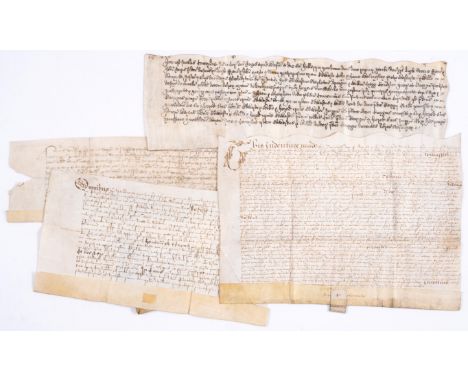 Surrey, Pyrford.- Indenture John Freeland husbandman grants to Richard Whitwell both husbandmen of Pyrford a release of rever
