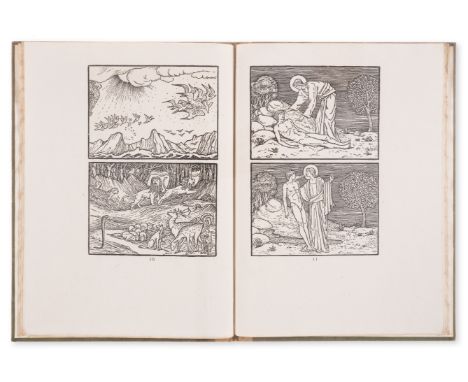 Burne-Jones (Sir Edward) The Beginning of the World: Twenty-Five Pictures, illustrations by the author, short closed tear to 