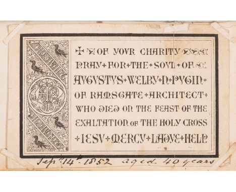 Wife of Augustus Pugin.- Knill (Jane, third wife of Augustus Welby Northmore Pugin, 1825-1909) [Ursuline Manual], Jane Knill'