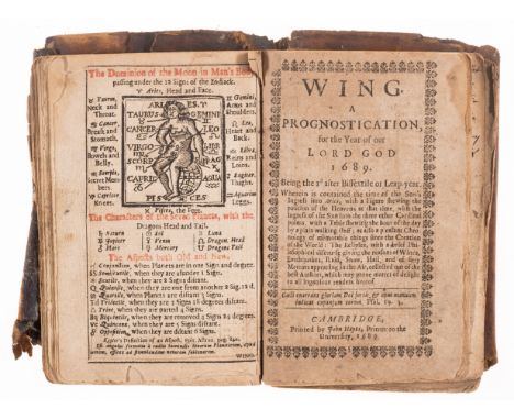 17 century drinking toast to Sir Lancelot du Lake... "Kiss the Cup's Ars".- Wing (John) Olympia dōmata [graece]; or, an Alman