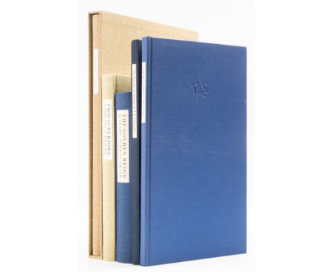 Fleece Press.- Knowles (Richard) Precious Caskets: The Friendship of T.E.Lawrence and William McCance, one of 240 copies, ori