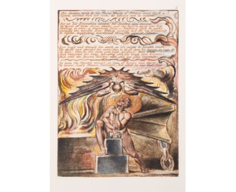 Trianon Press.- Blake (William)&nbsp;The Marriage of&nbsp;Heaven&nbsp;and Hell, one of 526 copies, neat ink presentation insc