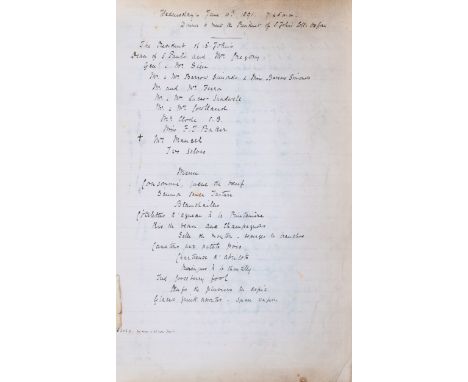 Wife of Headmaster of Merchant Taylor's College.- Baker (William, headmaster, 1841-1910).- Baker (Elizabeth Johnston, wife of