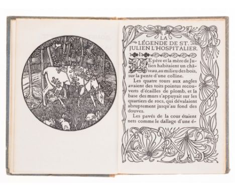 Eragny Press.- Flaubert (Gustave) La Legende de Saint Julien l'Hospitalier, one of 226 copies, wood-engraved frontispiece and