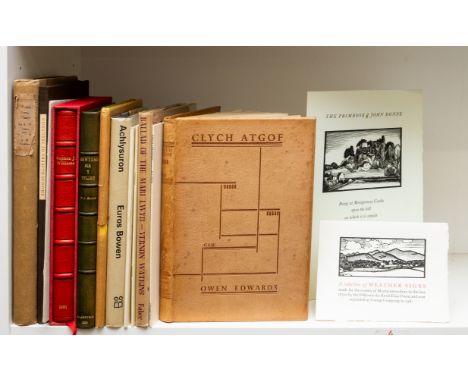 Gregynog Press.- Edwards (Owen) Clych Atgof. Penodau yn Hanes fy Addysg, one of 400 copies, wood-engraved illustrations by Wi