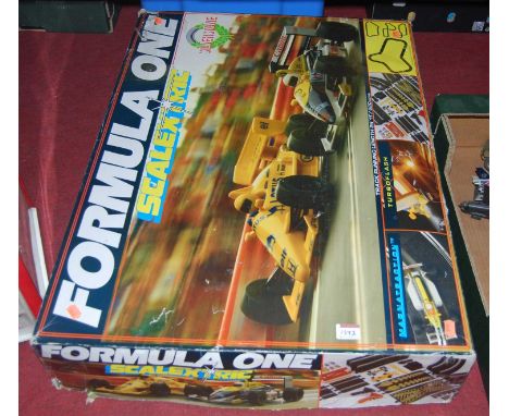 A Scalextric Formula 1 Silverstone gift set, in the original box