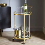 Berkeley Gold Effect Drink Trolley - RRP £94.99. - ER32