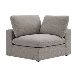 Lutyens Taupe Boucle Modular Sofa, Corner Unit - RRP £479.99. - ER41