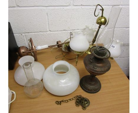 Light fittings to include oil lamp