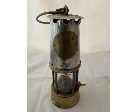 A vintage coal miners lamp 