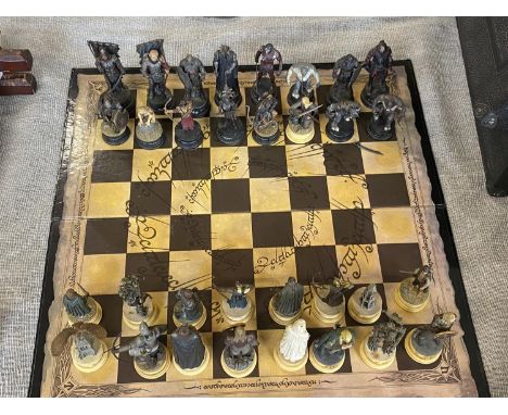 A Lord of the Rings themed chess a/f 