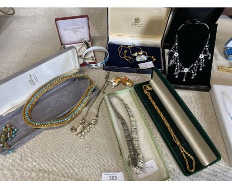 A selection of good quality costume jewellery including Napier, Mikala Frey and Goebel 