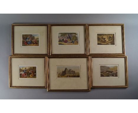 Kronheim & Co, Publ., mid 19th century- "Le Retour de la Chase"; Baxter process print in colours, 34x25cm: together with a co