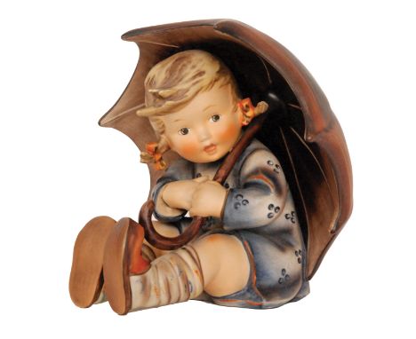 A large Goebel Hummel figure of the Umbrella Girl, impressed 152/B, height 18cm