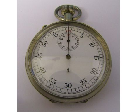 Military stop watch with broad arrow mark to reverse and marked PATT.4 44347