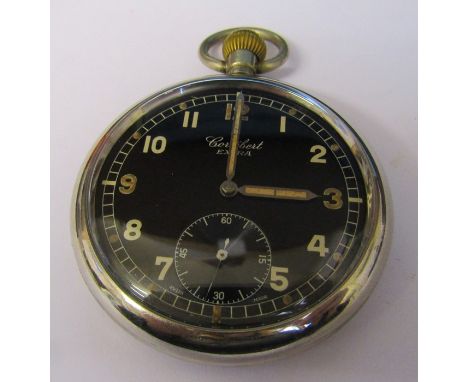 Cortebert 'Extra' military pocket watch marked G.S.T.P, cal 526