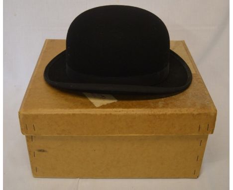 Vintage James Lock &amp; Co. London bowler hat with box