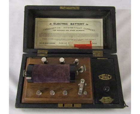 Electric Shock therapy machine issued by Army &amp; Navy Co-operative Society London