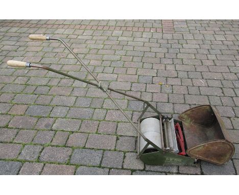 Maxees vintage push lawnmower with roller