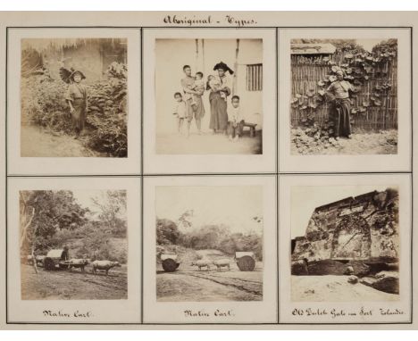* Thomson (John, 1837-1921). A group of 12 small photographs of indigenous people and scenes in Formosa [Taiwan], 1871, album