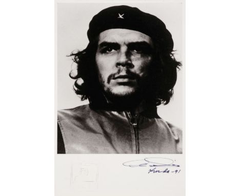 * Korda (Alberto, 1928-2001). Guerillero Heroico, 1961, printed c. 1991, gelatin silver print, embossed photographer's stamp 