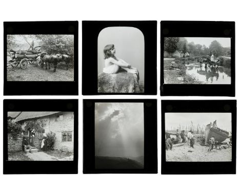* Bird (Owen Graystone, 1862-1943). A collection of approximately 115 diapositive lantern slides, early 20th century, includi