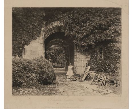 * Fenton (Roger, 1819-1869). Raglan Castle - Porch [from] Photographic Art Treasures, [Part I], published by the Patent Photo