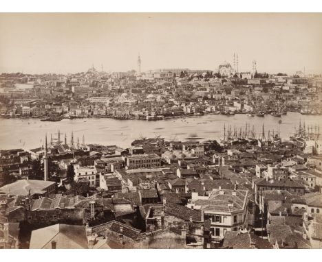 * Turkey. An album containing 65 mounted albumen prints, c. 1870s, including 3 views of Istanbul and the Bosphorus from the h