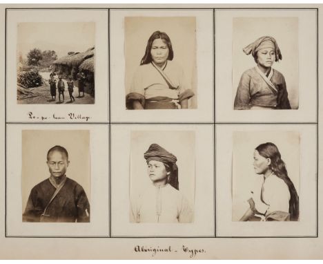 * Thomson (John, 1837-1921). A group of 10 small photographs of indigenous people and scenes in Formosa [Taiwan], 1871, album