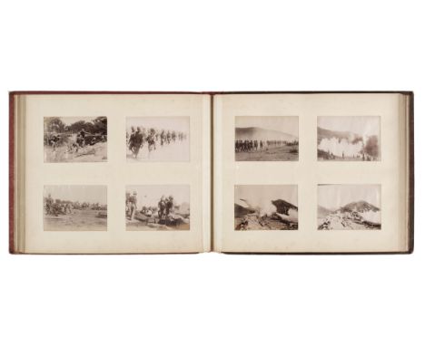 * The Tirah Expedition 1897[-98]. An album of 170 window-mounted photographs, probably by René Bull, showing British and Indi