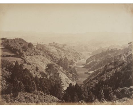 * Weed (Charles Leander, 1824-1903). On the Road to 'Fusi Yama' [Fujiyama, i.e. Mount Fuji], Japan, c. 1867, albumen print, s