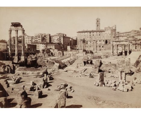 * Italy. A large and mixed group of approximately 70 albumen prints of Italy, mostly c. 1870s/1880s, mostly architectural sub