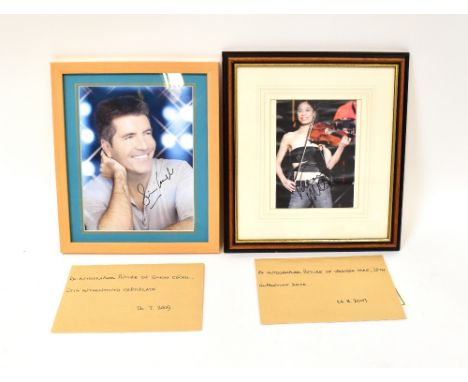 A group of autographed flyers, stock photographs and first day covers to include Alan Bennett, Sir Henry Woods (Proms Concert