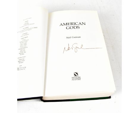 NEIL GAIMAN; 'American Gods' signed first edition, first impression copy, dated 2001 and published by Headline Book Publishin